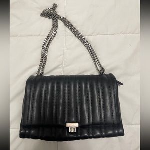 Zara Black Leather Bag